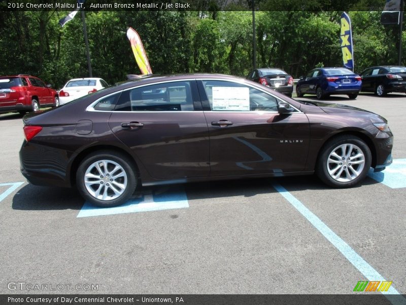 Autumn Bronze Metallic / Jet Black 2016 Chevrolet Malibu LT