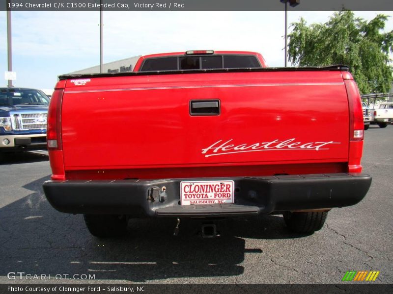 Victory Red / Red 1994 Chevrolet C/K C1500 Extended Cab