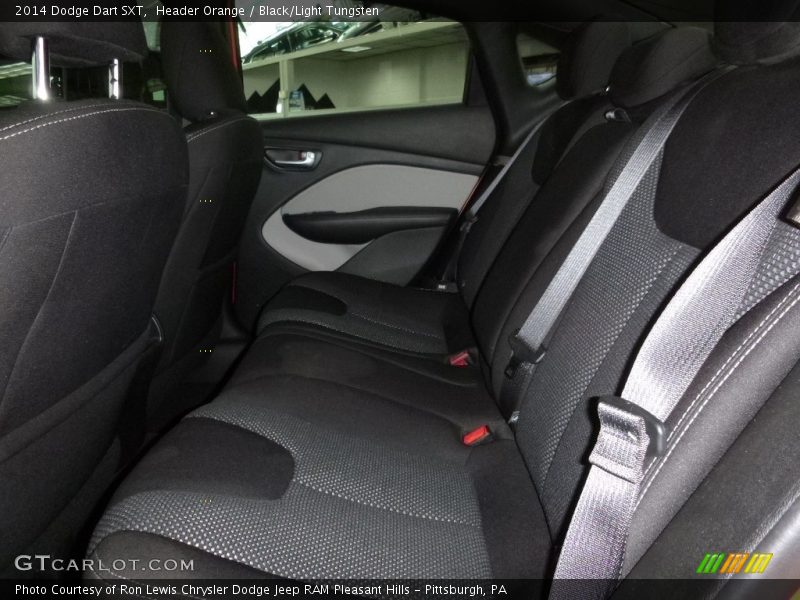 Header Orange / Black/Light Tungsten 2014 Dodge Dart SXT