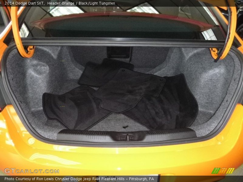 Header Orange / Black/Light Tungsten 2014 Dodge Dart SXT