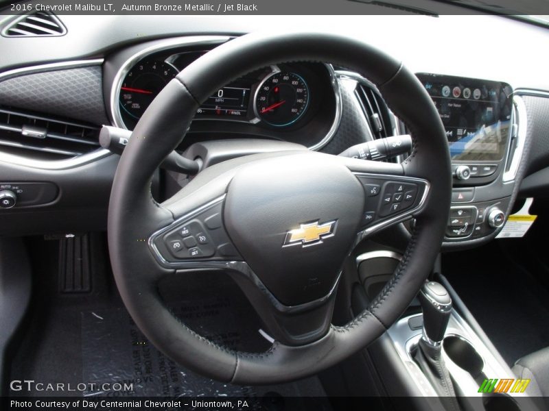 Autumn Bronze Metallic / Jet Black 2016 Chevrolet Malibu LT