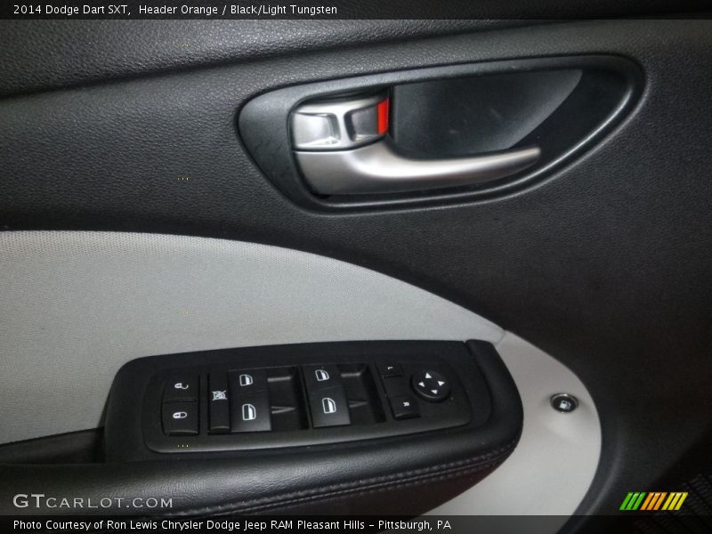 Header Orange / Black/Light Tungsten 2014 Dodge Dart SXT