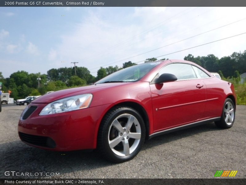Crimson Red / Ebony 2006 Pontiac G6 GT Convertible