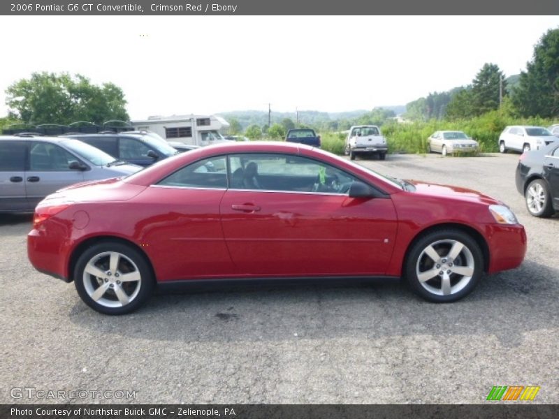 Crimson Red / Ebony 2006 Pontiac G6 GT Convertible