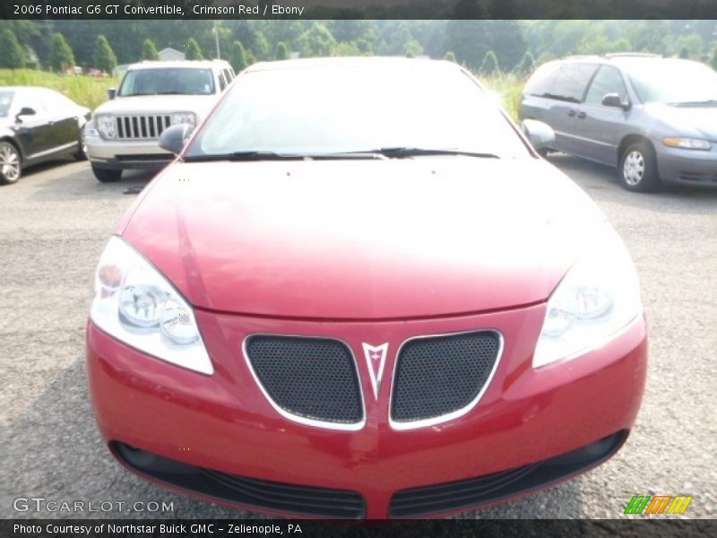 Crimson Red / Ebony 2006 Pontiac G6 GT Convertible