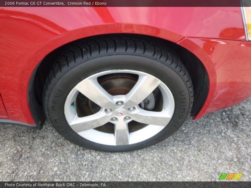 Crimson Red / Ebony 2006 Pontiac G6 GT Convertible