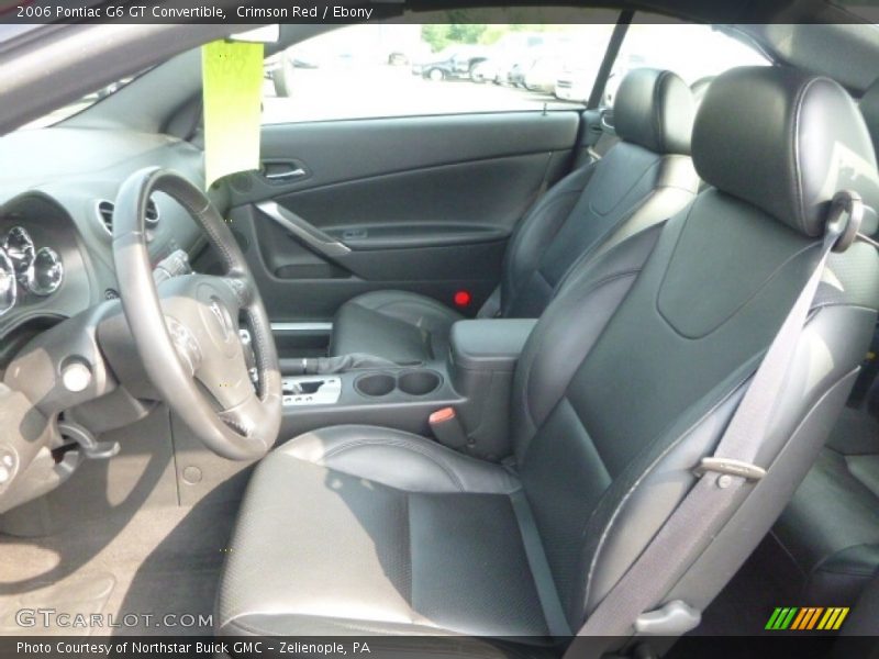 Crimson Red / Ebony 2006 Pontiac G6 GT Convertible