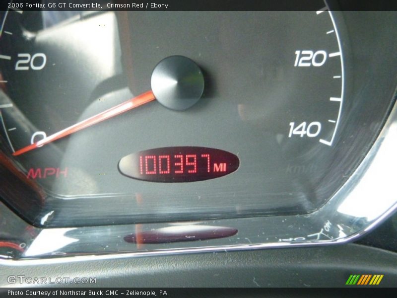 Crimson Red / Ebony 2006 Pontiac G6 GT Convertible