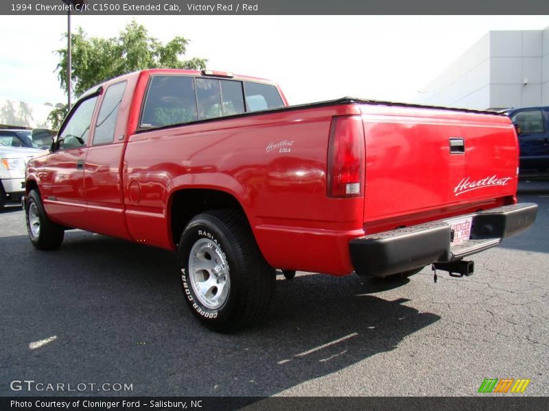 Victory Red / Red 1994 Chevrolet C/K C1500 Extended Cab