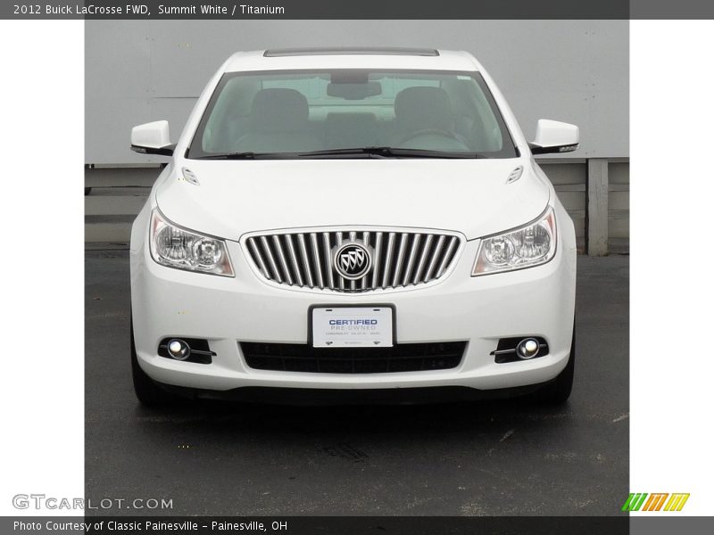 Summit White / Titanium 2012 Buick LaCrosse FWD