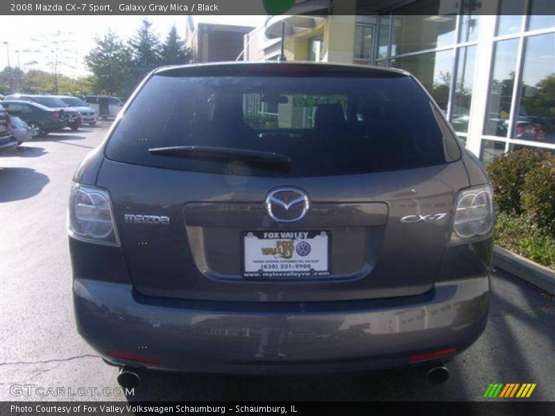 Galaxy Gray Mica / Black 2008 Mazda CX-7 Sport