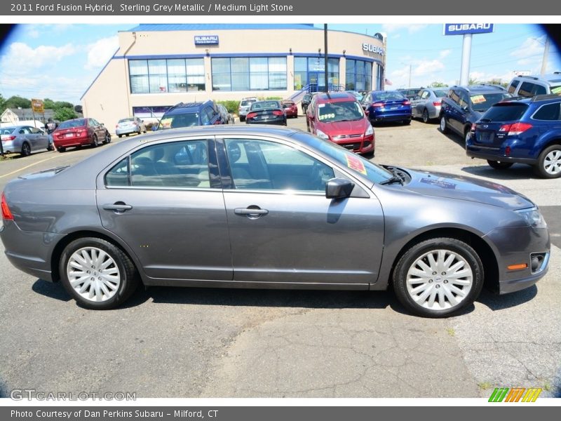 Sterling Grey Metallic / Medium Light Stone 2011 Ford Fusion Hybrid