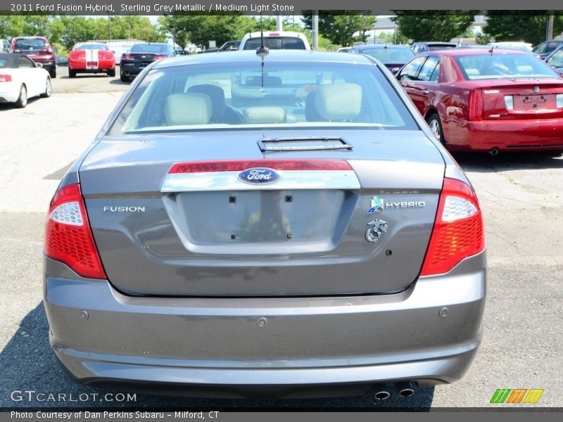 Sterling Grey Metallic / Medium Light Stone 2011 Ford Fusion Hybrid