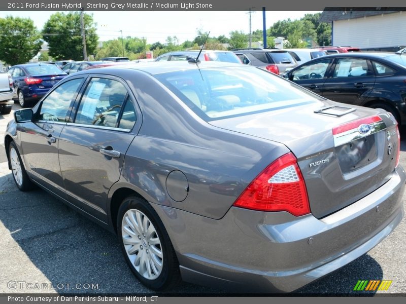 Sterling Grey Metallic / Medium Light Stone 2011 Ford Fusion Hybrid