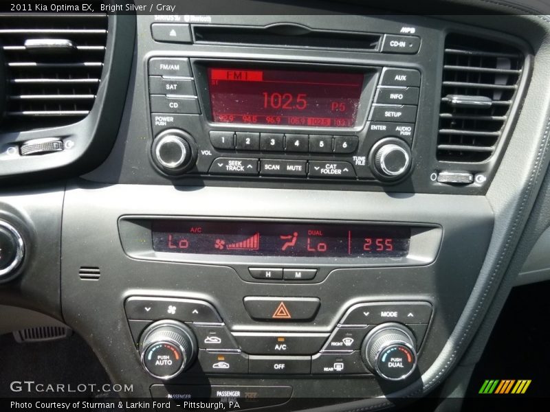 Bright Silver / Gray 2011 Kia Optima EX