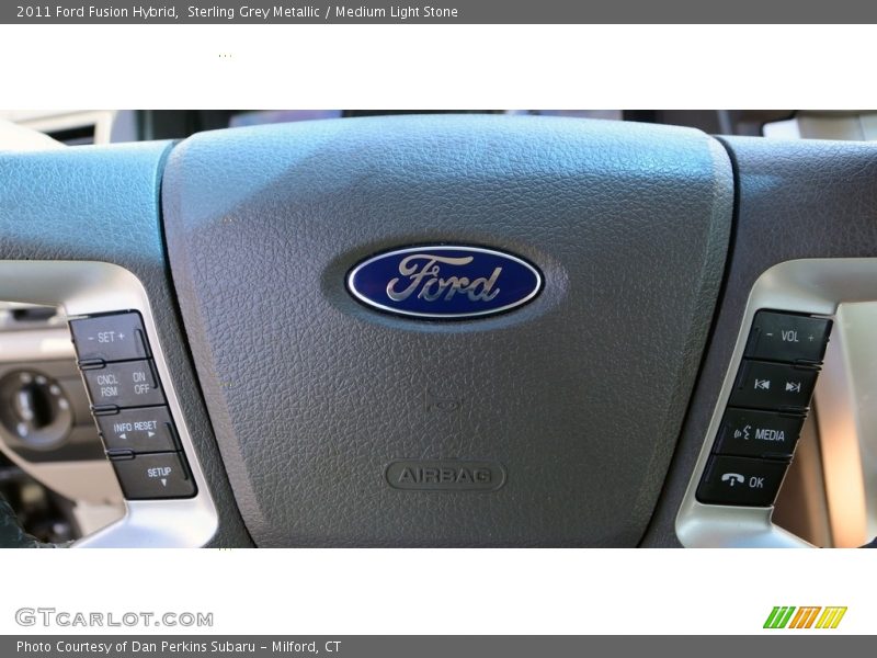 Sterling Grey Metallic / Medium Light Stone 2011 Ford Fusion Hybrid