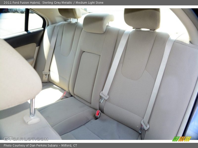 Sterling Grey Metallic / Medium Light Stone 2011 Ford Fusion Hybrid