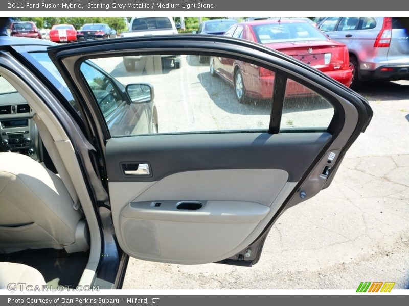 Sterling Grey Metallic / Medium Light Stone 2011 Ford Fusion Hybrid