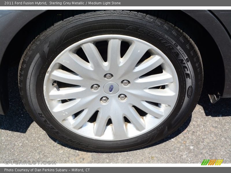 Sterling Grey Metallic / Medium Light Stone 2011 Ford Fusion Hybrid