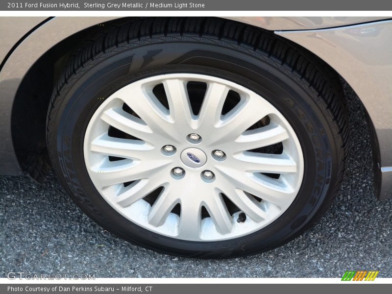 Sterling Grey Metallic / Medium Light Stone 2011 Ford Fusion Hybrid