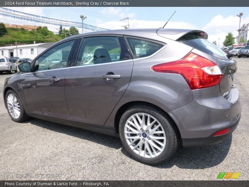 Sterling Gray / Charcoal Black 2014 Ford Focus Titanium Hatchback