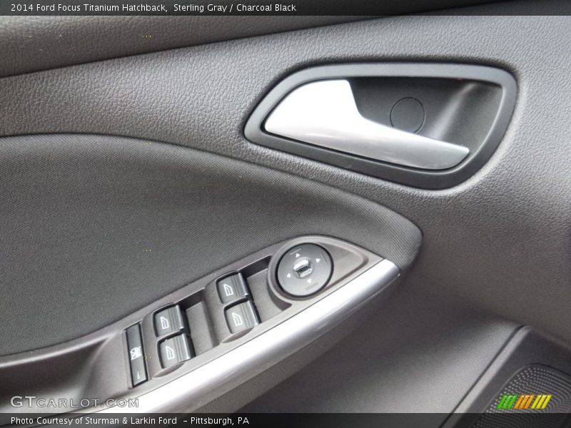 Sterling Gray / Charcoal Black 2014 Ford Focus Titanium Hatchback