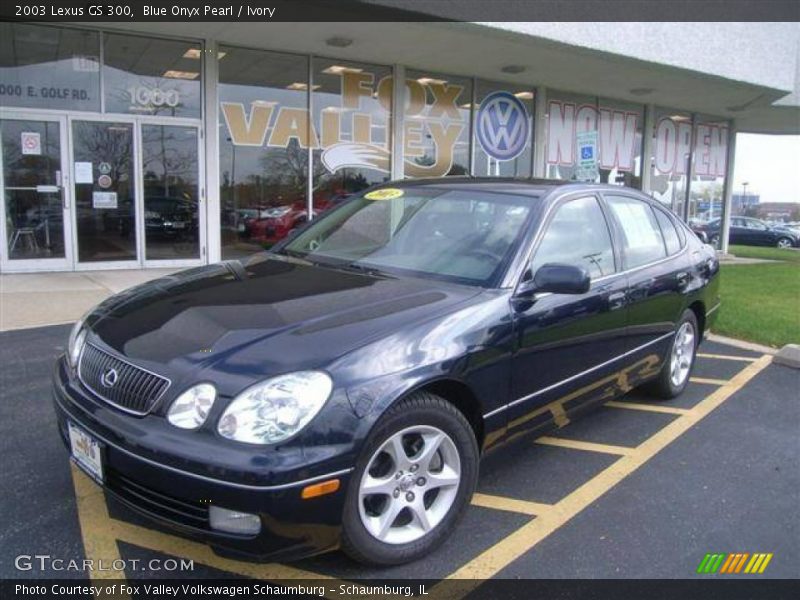 Blue Onyx Pearl / Ivory 2003 Lexus GS 300