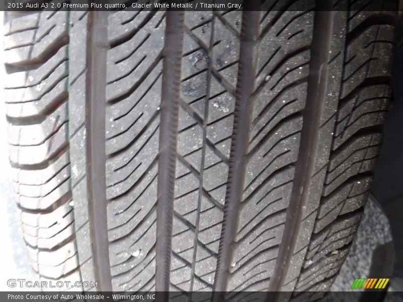 Glacier White Metallic / Titanium Gray 2015 Audi A3 2.0 Premium Plus quattro