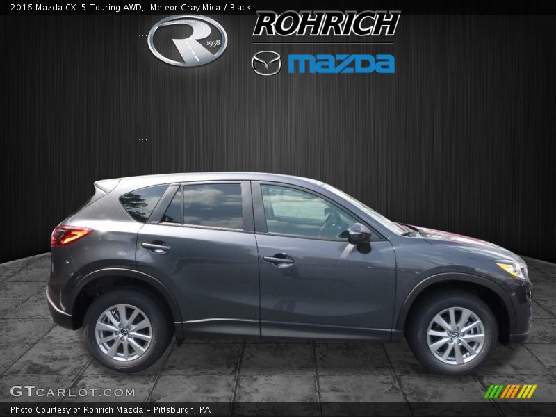 Meteor Gray Mica / Black 2016 Mazda CX-5 Touring AWD