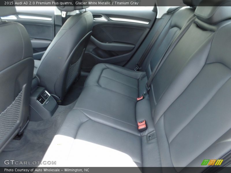 Glacier White Metallic / Titanium Gray 2015 Audi A3 2.0 Premium Plus quattro