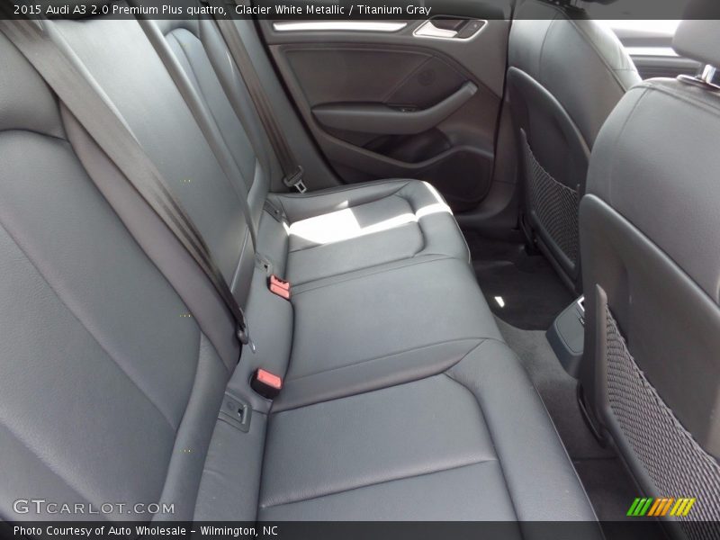 Glacier White Metallic / Titanium Gray 2015 Audi A3 2.0 Premium Plus quattro