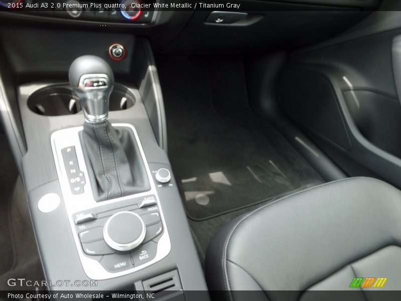 Glacier White Metallic / Titanium Gray 2015 Audi A3 2.0 Premium Plus quattro