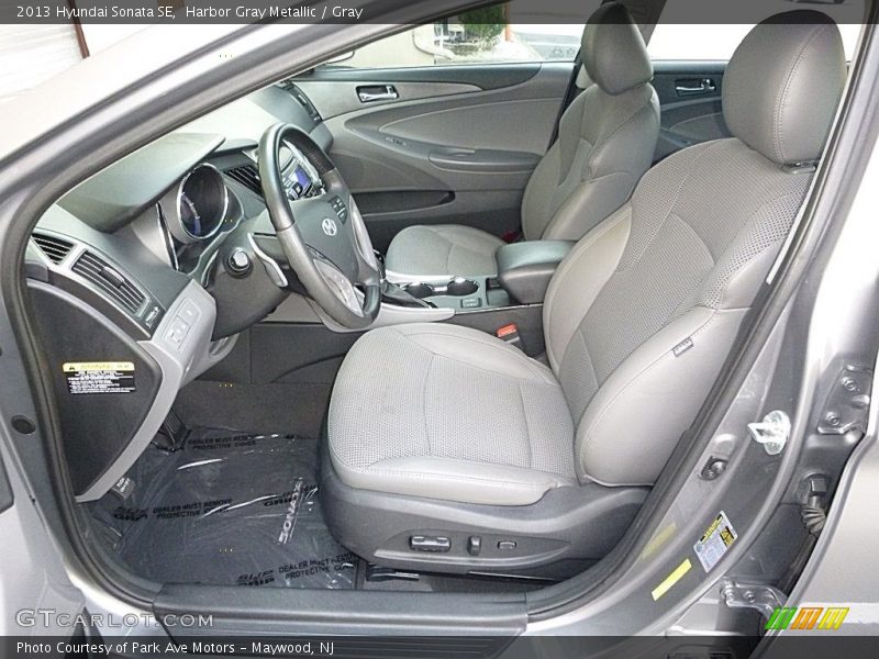 Harbor Gray Metallic / Gray 2013 Hyundai Sonata SE