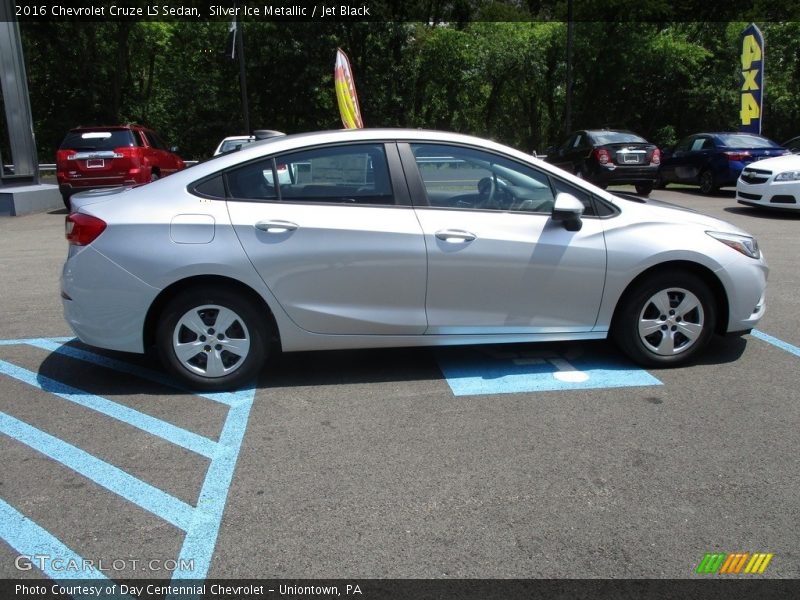 Silver Ice Metallic / Jet Black 2016 Chevrolet Cruze LS Sedan