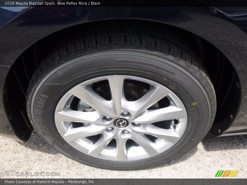Blue Reflex Mica / Black 2016 Mazda Mazda6 Sport