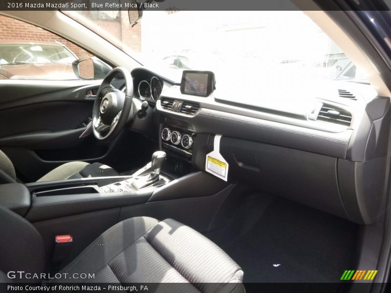 Blue Reflex Mica / Black 2016 Mazda Mazda6 Sport