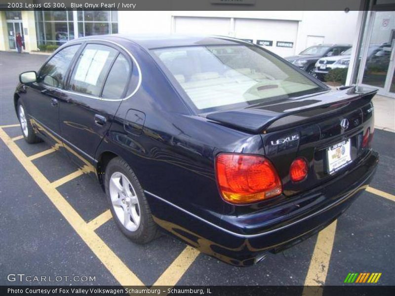 Blue Onyx Pearl / Ivory 2003 Lexus GS 300