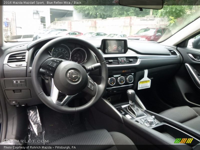Blue Reflex Mica / Black 2016 Mazda Mazda6 Sport