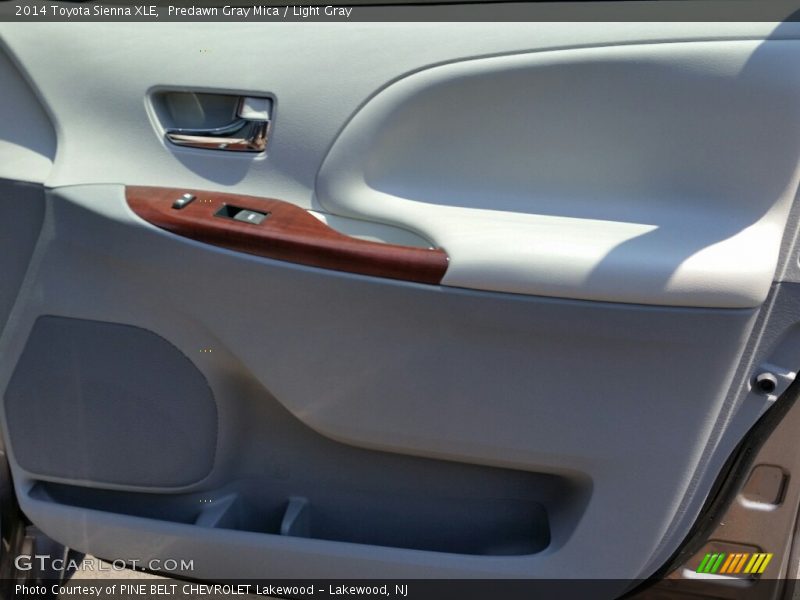 Predawn Gray Mica / Light Gray 2014 Toyota Sienna XLE