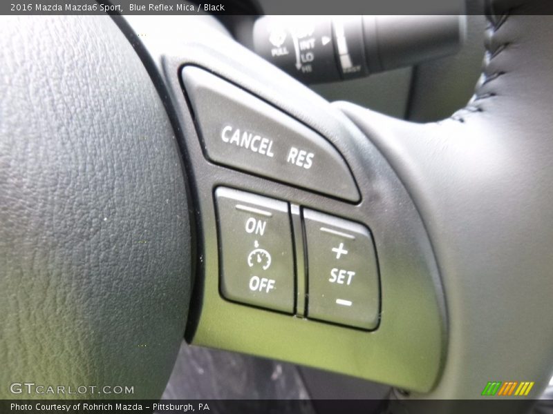 Blue Reflex Mica / Black 2016 Mazda Mazda6 Sport