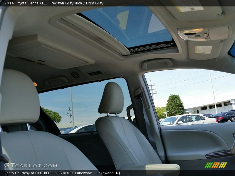 Predawn Gray Mica / Light Gray 2014 Toyota Sienna XLE