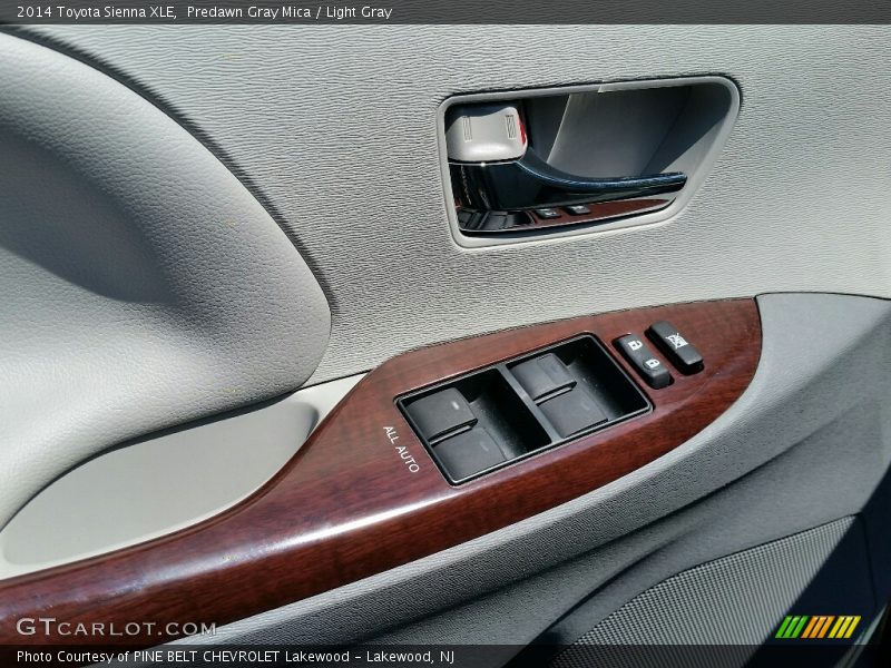 Predawn Gray Mica / Light Gray 2014 Toyota Sienna XLE