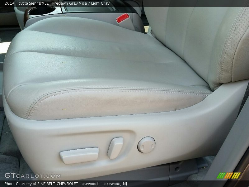 Predawn Gray Mica / Light Gray 2014 Toyota Sienna XLE