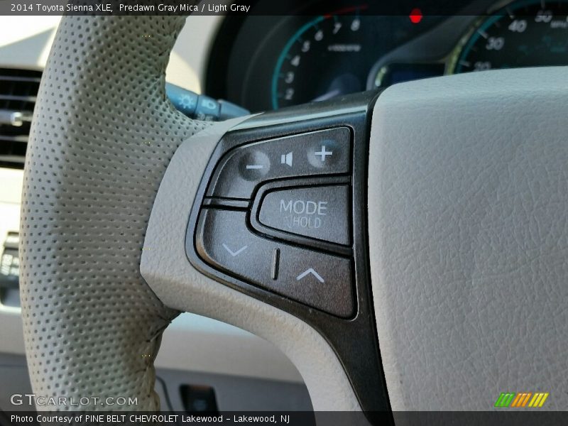 Predawn Gray Mica / Light Gray 2014 Toyota Sienna XLE