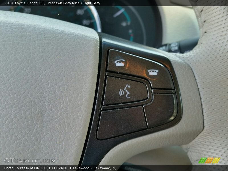 Predawn Gray Mica / Light Gray 2014 Toyota Sienna XLE