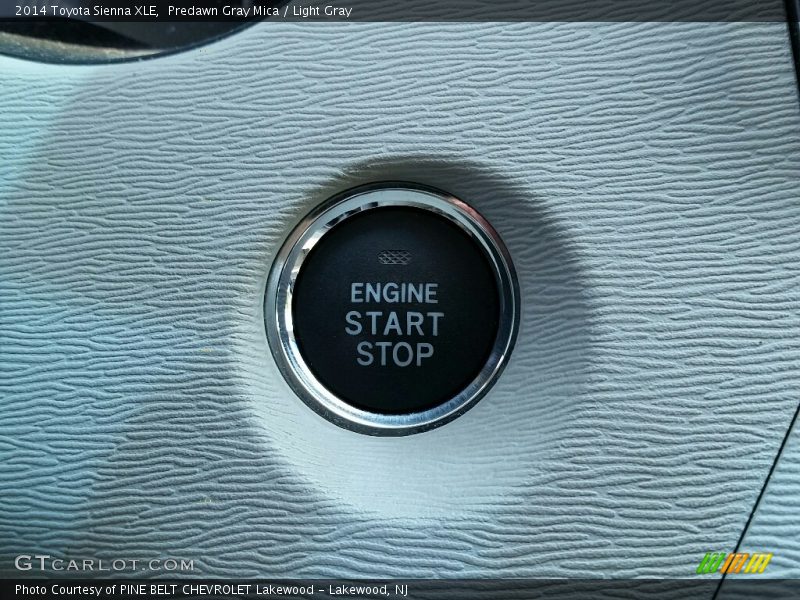 Predawn Gray Mica / Light Gray 2014 Toyota Sienna XLE