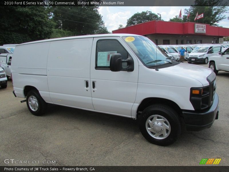 Oxford White / Medium Flint 2010 Ford E Series Van E150 Commercial