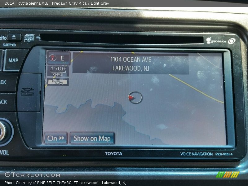 Predawn Gray Mica / Light Gray 2014 Toyota Sienna XLE