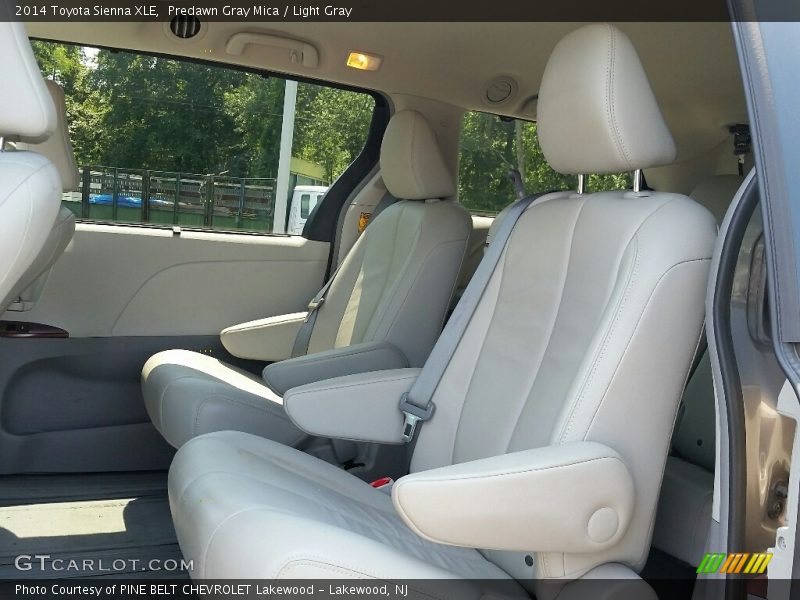 Predawn Gray Mica / Light Gray 2014 Toyota Sienna XLE