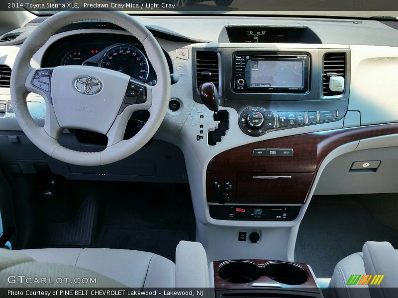 Predawn Gray Mica / Light Gray 2014 Toyota Sienna XLE